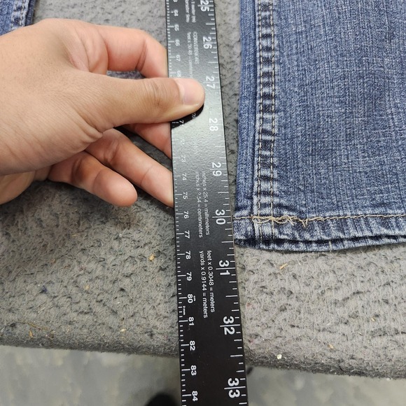 American Eagle Outfitters Jeans Womens 6 Blue Wash High Rise Bootcut Denim - Picture 3 of 7